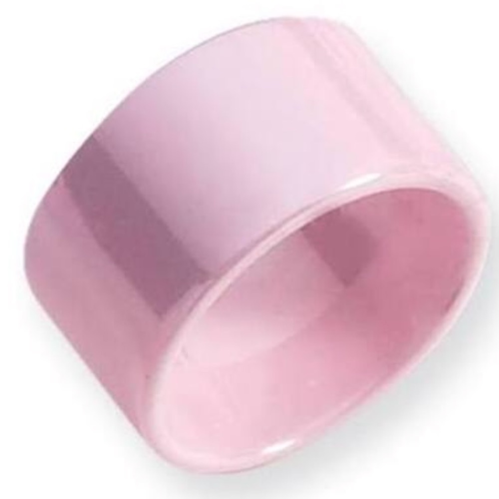 Beautiful Pink Ceramic Ring(s) - Picture 2 of 3